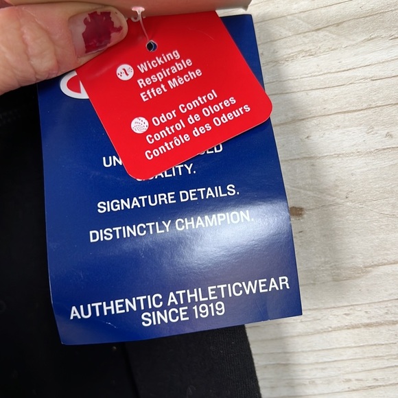Champion leggings with logo in black Size Medium - Picture 8 of 10